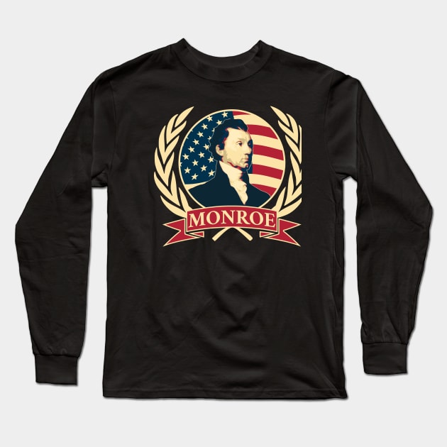 James Monroe Long Sleeve T-Shirt by Nerd_art